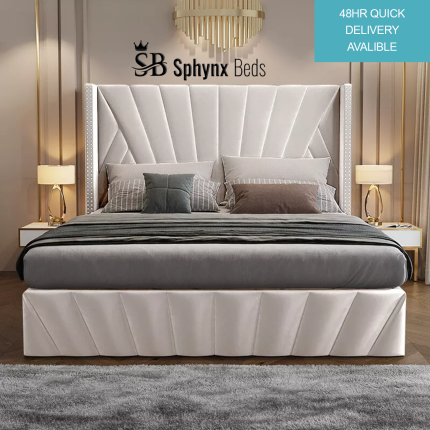 Hampton Bed Frame with Lines
