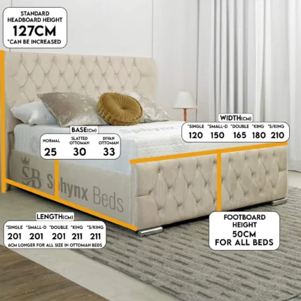 wing back bed